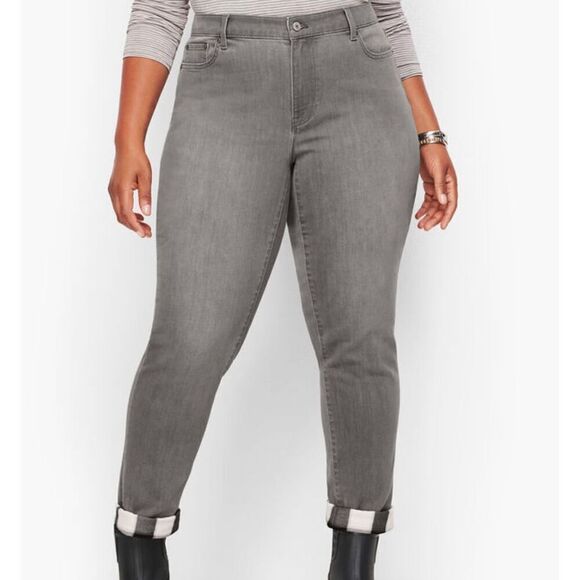 Talbots Flannel Cuff Ankle Jeans size 20WP - Picture 3 of 12